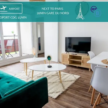 Appartement L Echappee Bellini - Proche Paris - 15min Airport